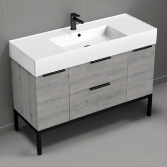 Bathroom Vanity Modern Bathroom Vanity, Floor Standing, 48